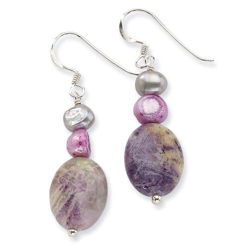 Algopix Similar Product 11 - Sterling Silver Charoite  Freshwater