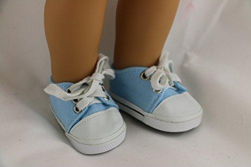 Algopix Similar Product 20 - 18 Cute Pale Blue Tennis Shoes Fits