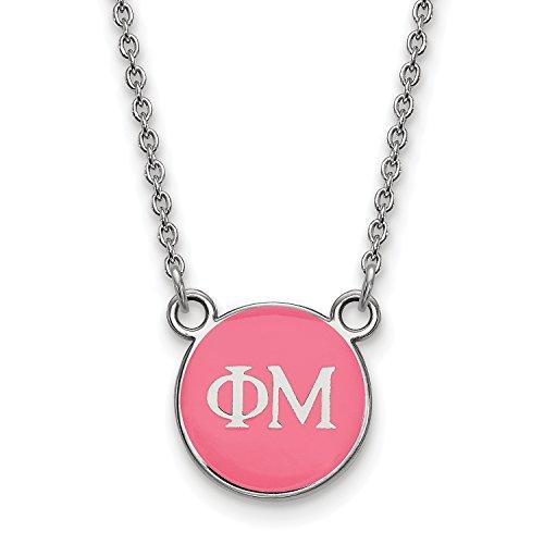 Algopix Similar Product 6 - LogoArt Phi Mu Extra Small Enameled