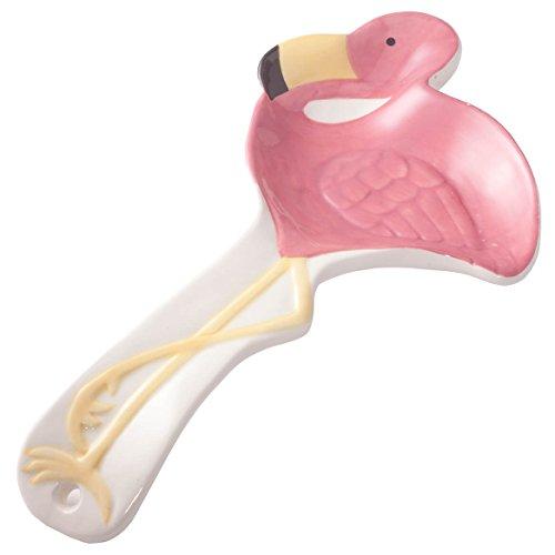 Algopix Similar Product 4 - Ceramic Flamingo Spoon Rest