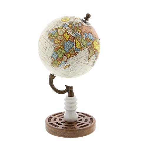 Algopix Similar Product 16 - Benzara World Pu Globe with Wood Marble