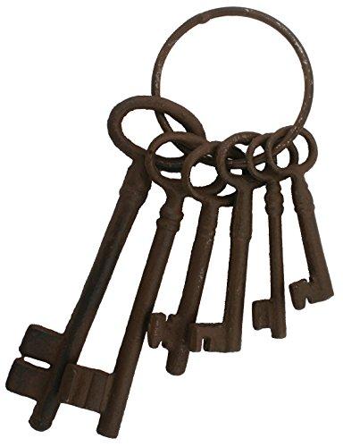 Algopix Similar Product 5 - Cast Iron Skeleton Key Set Jail Cell