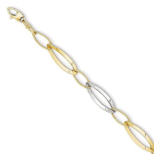 Algopix Similar Product 7 - Core Gold 14k Twotone Polished and