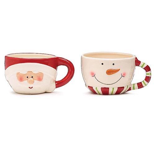 Algopix Similar Product 10 - Christmas Holiday Ceramic Santa and