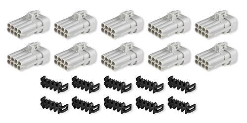 Algopix Similar Product 10 - Holley 570-308 Metripk,8 Cavity,Male,Gry