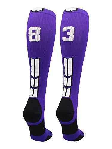 Algopix Similar Product 15 - MadSportsStuff Player Id Number Socks