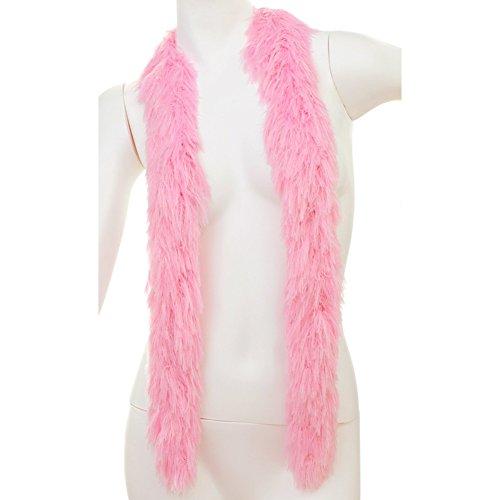Algopix Similar Product 14 - Faux Fur Featherless Boa Regular Soft
