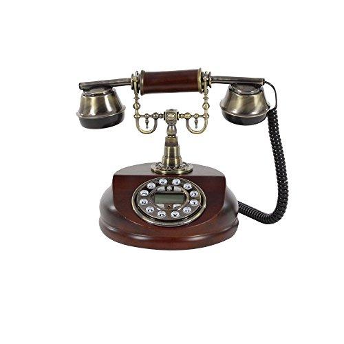 Algopix Similar Product 3 - Benzara Nostalgic Wood Metal Telephone