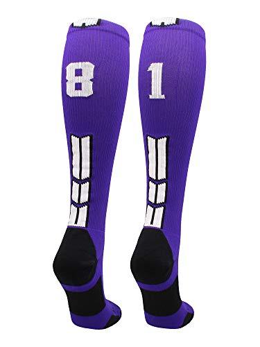 Algopix Similar Product 18 - MadSportsStuff Player Id Number Socks