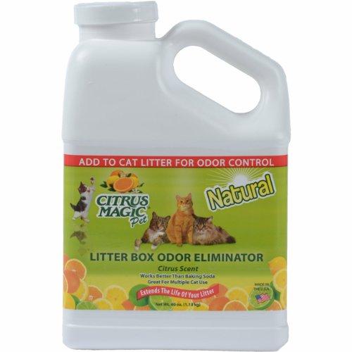Algopix Similar Product 10 - Citrus Magic Pet Litter Box Odor