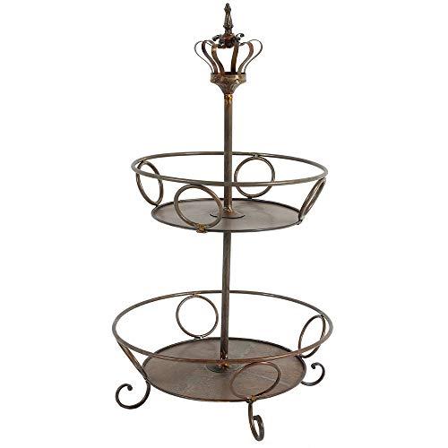 Algopix Similar Product 10 - Benzara BM165439 Brown Antique 2Tier