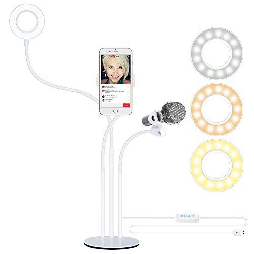 Algopix Similar Product 9 - Neewer LED Selfie Ring Light with Cell