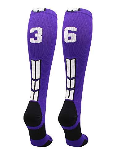 Algopix Similar Product 5 - MadSportsStuff Player Id Number Socks