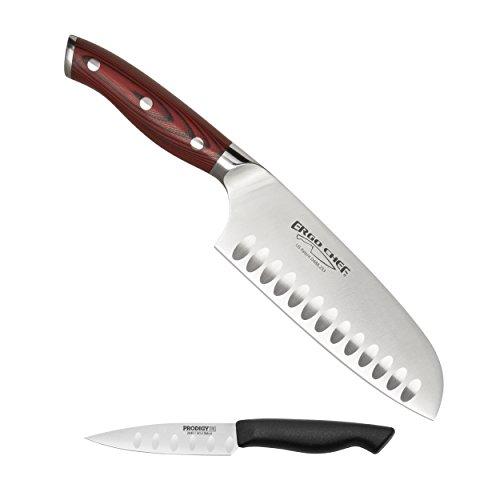 Algopix Similar Product 14 - 6 inch Santoku Crimson Series with free