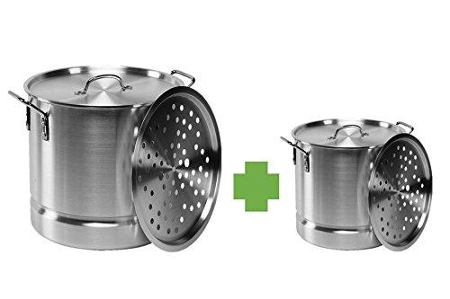 Algopix Similar Product 5 - Aluminum Tamale  Steamer Set  40