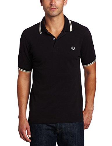 Algopix Similar Product 13 - Fred Perry Mens Twin Tipped Polo