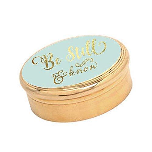 Algopix Similar Product 17 - Mary Square Round Pill Case Be Still