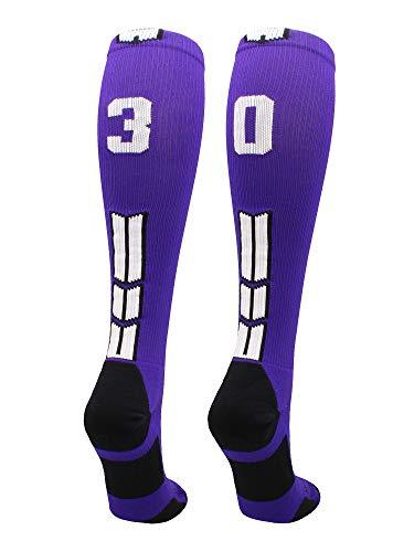 Algopix Similar Product 1 - MadSportsStuff Player Id Number Socks