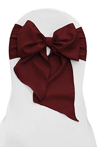 Algopix Similar Product 20 - LA Linen Polyester Poplin Chair Bow