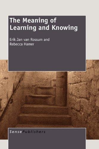 Algopix Similar Product 13 - The Meaning of Learning and Knowing