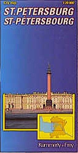 Algopix Similar Product 7 - St Petersburg city map 120 000 