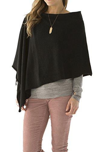 Algopix Similar Product 13 - CARVE Designs Torrey Poncho Black One