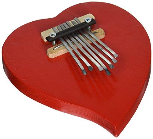 Algopix Similar Product 5 - X8 Drums Red Heart Kalimba Thumb Piano