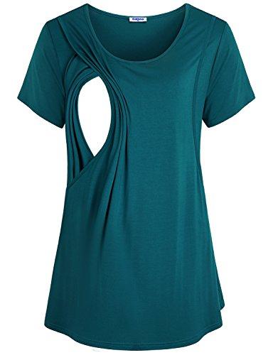 Algopix Similar Product 9 - Baikea Nursing Pajama Top Maternity
