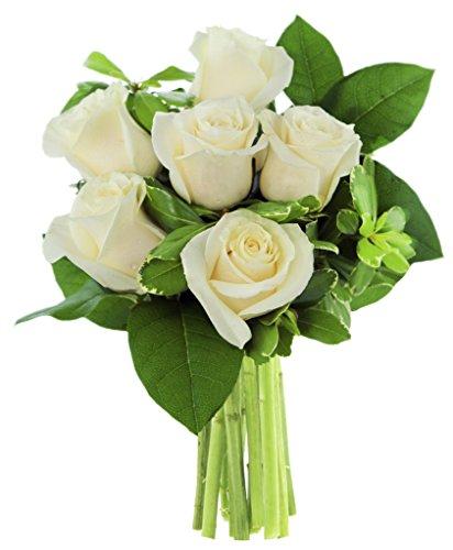Algopix Similar Product 16 - KaBloom Lilly Pad White Roses 6 White