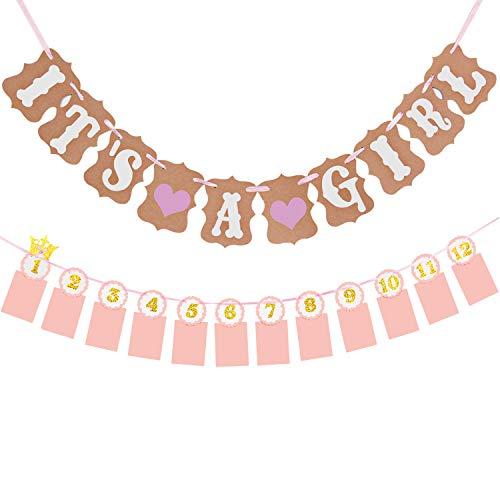 Algopix Similar Product 12 - Noex Direct Paper Garland IT IS A GIRL