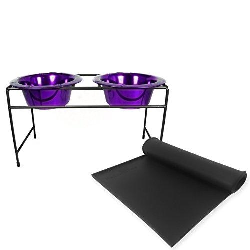 Algopix Similar Product 16 - Platinum Pets 2 Cup Modern Double