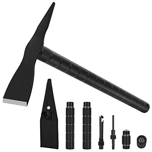 Algopix Similar Product 2 - Pickaxe Pick Mattock Survival Multitool