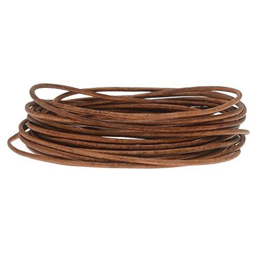 Algopix Similar Product 12 - Genuine Leather Cord Round 15mm by