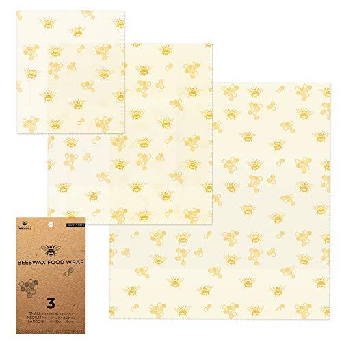 Algopix Similar Product 2 - Beeswax Wrap  3 Reusable Eco Food