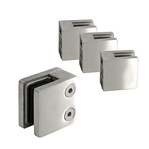 Algopix Similar Product 2 - 4 Pack Glass Clamp for Glass or Panel
