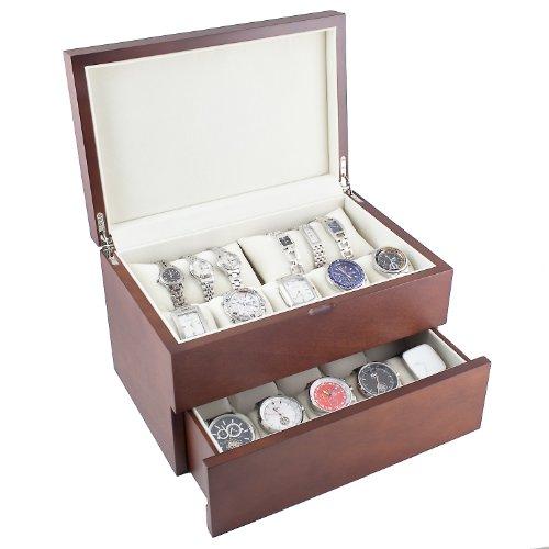 Algopix Similar Product 11 - Caddy Bay Collection Vintage Wood Watch