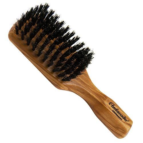 Algopix Similar Product 12 - 5123 olivewood mens paddle brush