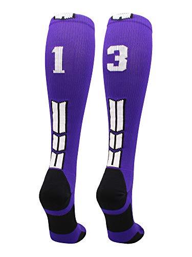 Algopix Similar Product 8 - MadSportsStuff Player Id Number Socks