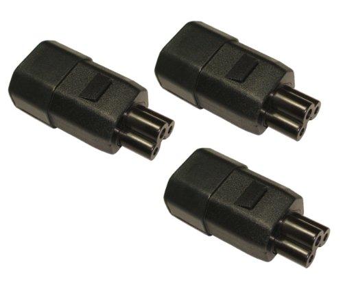 Algopix Similar Product 2 - Conntek 330201 3Pack Plug Adapter IEC