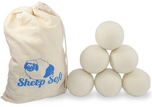 Algopix Similar Product 12 - Wool Dryer Balls  Set of 6  XL 