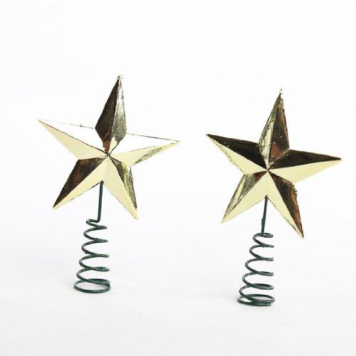 Algopix Similar Product 20 - Miniature Christmas Tree Star Toppers