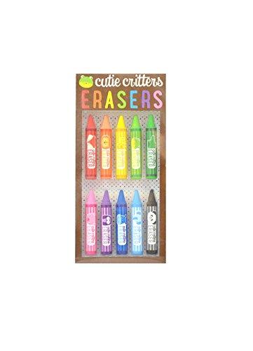Algopix Similar Product 2 - OOLY Cute Critter Erasers Set of 10