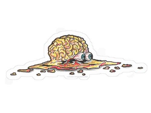 Algopix Similar Product 10 - Melting Brain (Bumper Sticker)