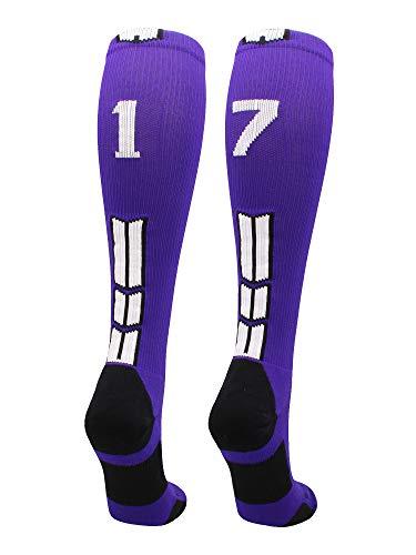 Algopix Similar Product 2 - MadSportsStuff Player Id Number Socks