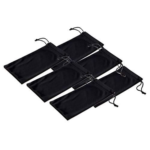 Algopix Similar Product 11 - Black Microfiber Pouch Bag Soft