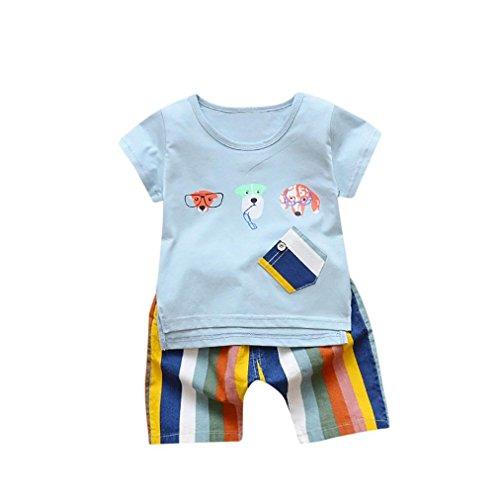 Algopix Similar Product 2 - BURTS Bees Baby Shorts Striped All Blue