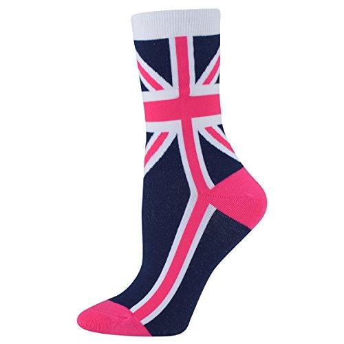 Algopix Similar Product 12 - Sock It To Me British Flag Womens Crew