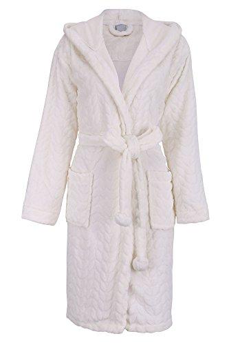 Algopix Similar Product 6 - Robes for Women Luxurious Hooded Solid