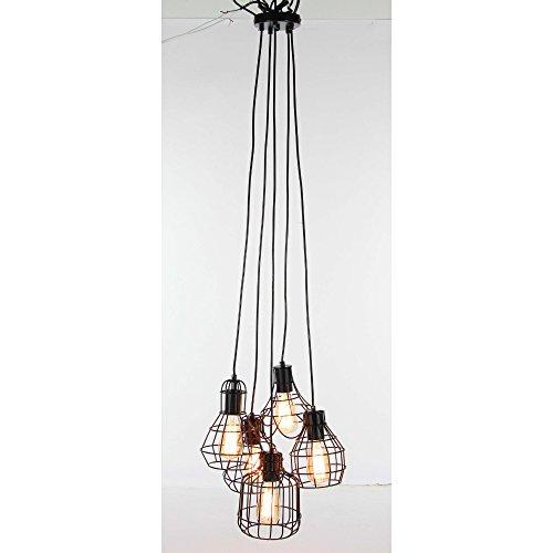 Algopix Similar Product 10 - Benzara Meshed Metal Light Pendant with