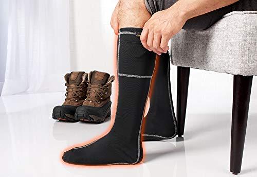 Algopix Similar Product 9 - Sharper Image Heated Socks - Small